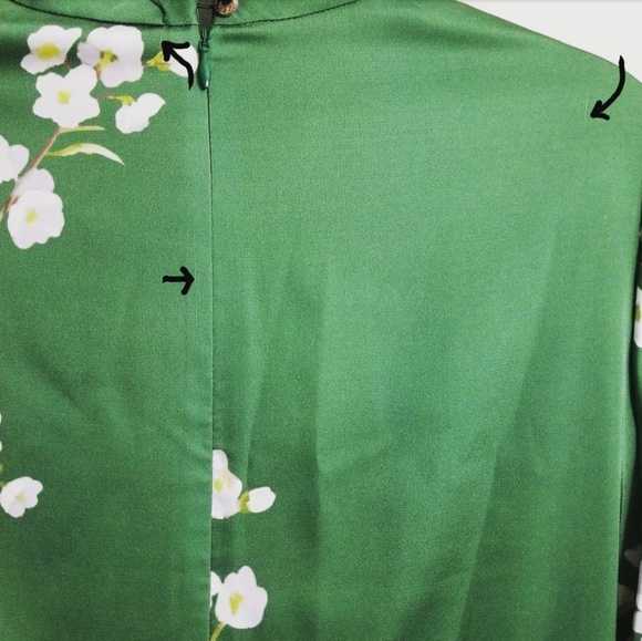 🚫SOLD🚫NWT TED BAKER SATIN MIDI DRESS • TED 2 - Picture 8 of 8